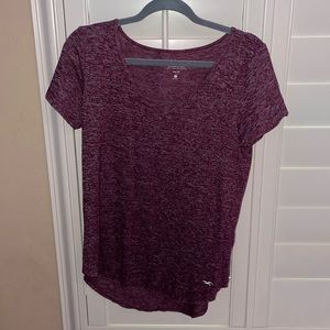 Hollister Burgundy Easy Tee (Size: M)